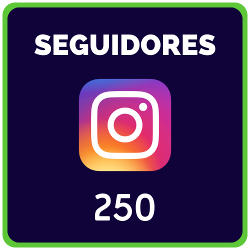 Comprar 250 seguidores Instagram