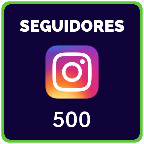 Comprar 500 seguidores Instagram